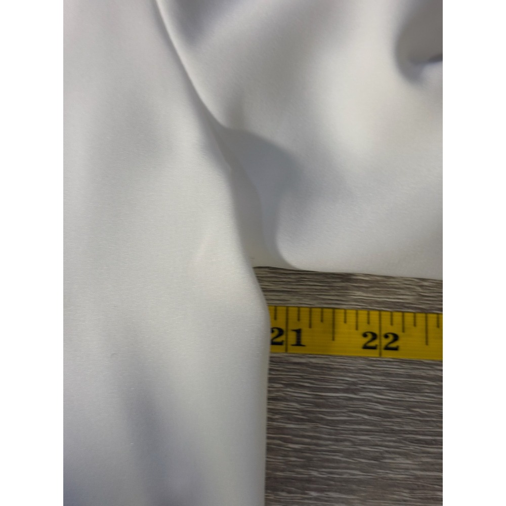 Vintage Jordan White Sailor Collar Blouse Navy Blue Striped Cuffs Size Medium - Picture 4 of 12